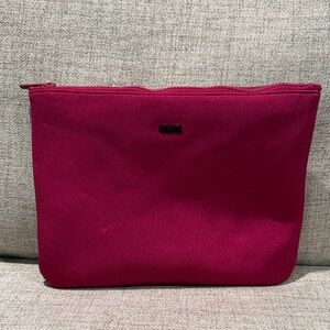 Triangl swimwear neoprene deep pink zip pouch